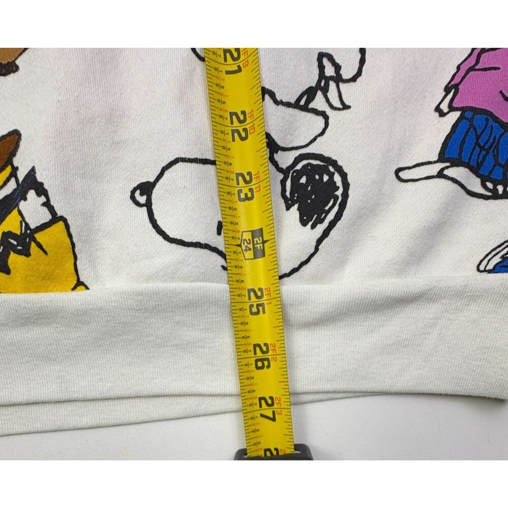 Peanuts Snoopy Charlie Brown Friends AOP Sweatshirt 3X Crewneck Pullover - Picture 11 of 11